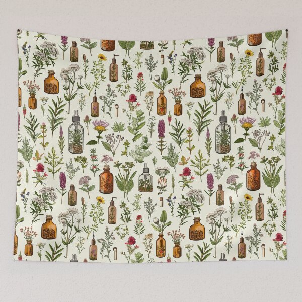 Item preview, Witchy Herbs & Botanical Bottles designed and sold by Spell & Sage Studio.