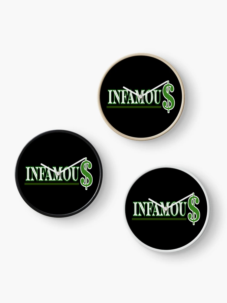 Thumbnail 3 of 4, Clock, Infamous designed and sold by Roxburylane.