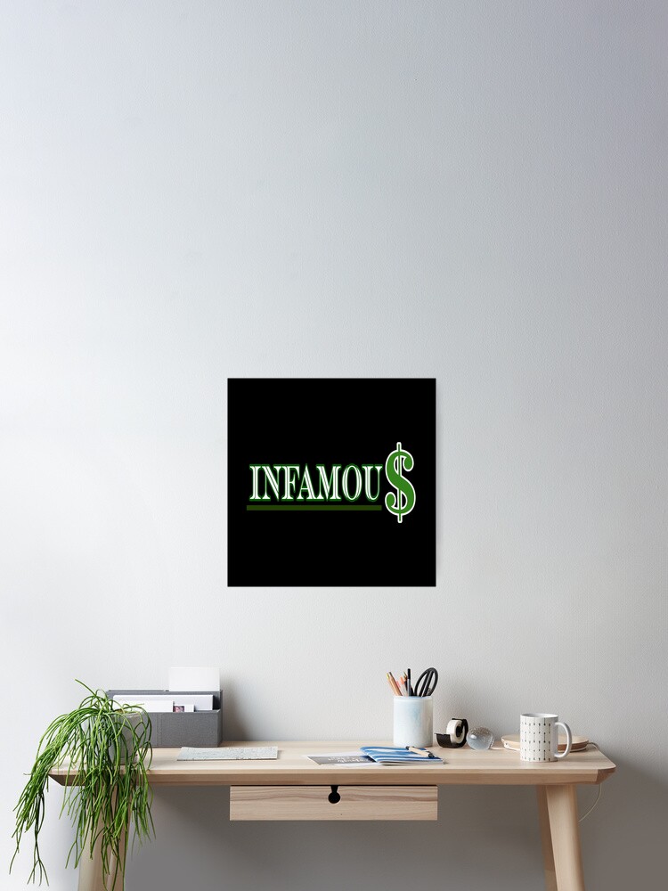 Thumbnail 2 of 3, Poster, Infamous  designed and sold by Roxburylane.