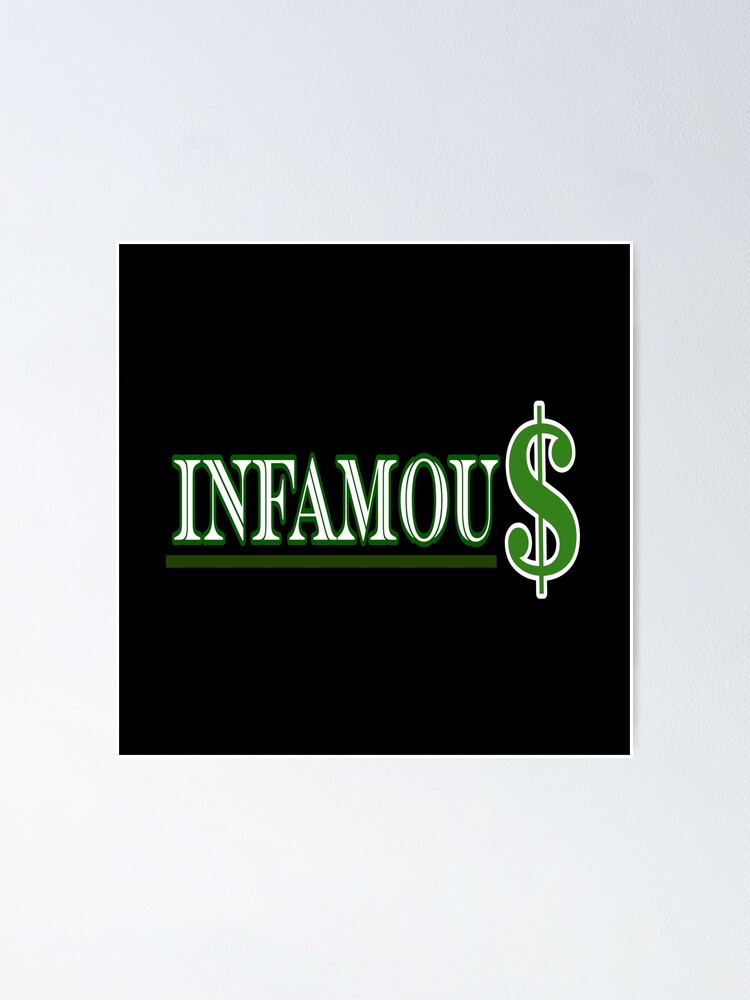 Thumbnail 1 of 3, Poster, Infamous designed and sold by Roxburylane.