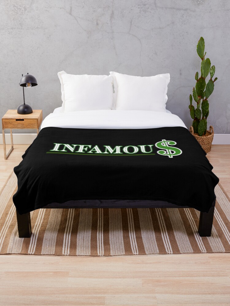 Thumbnail 1 of 6, Throw Blanket, Infamous  designed and sold by Roxburylane.