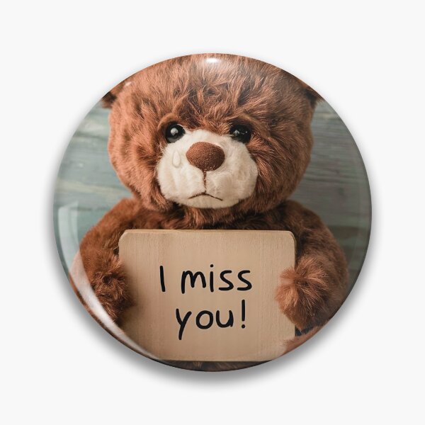 Item preview, Cute Stuffed Bear - Miss You designed and sold by CorvegaDesigns.