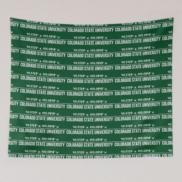Item preview, White Coordinates of CSU Bold Green BG designed and sold by Haley Agra.