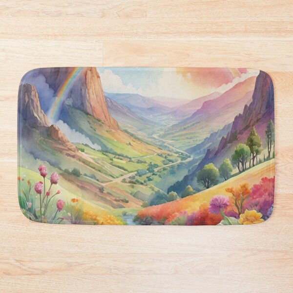 Item preview, Watercolor Rainbow Valley designed and sold by JamieRainbow.