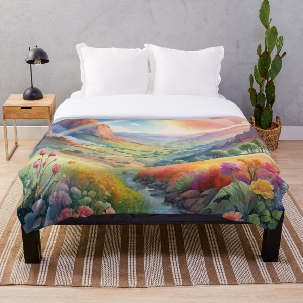 Item preview, Watercolor Rainbow Valley designed and sold by JamieRainbow.