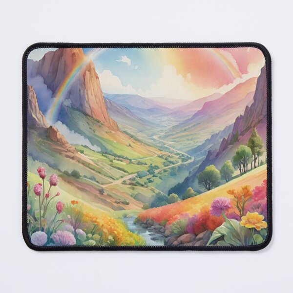 Item preview, Watercolor Rainbow Valley designed and sold by JamieRainbow.