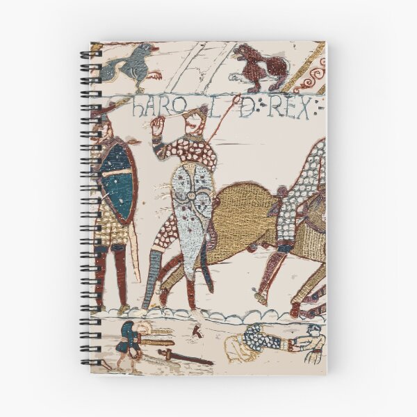 Item preview, Bayeux Tapestry Fragment Reproduction - The Death of King Harold designed and sold by GrimGlitters.