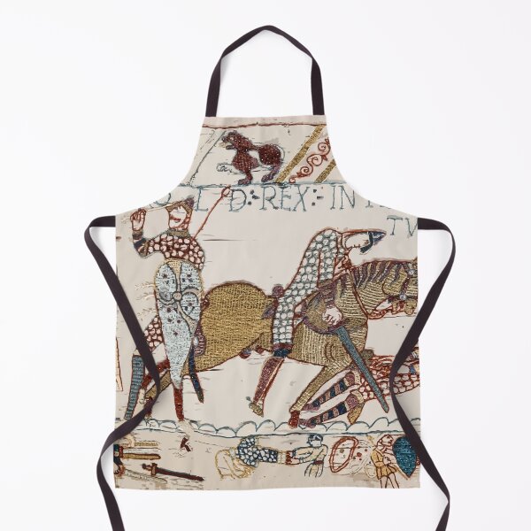 Item preview, Bayeux Tapestry Fragment Reproduction - The Death of King Harold designed and sold by GrimGlitters.