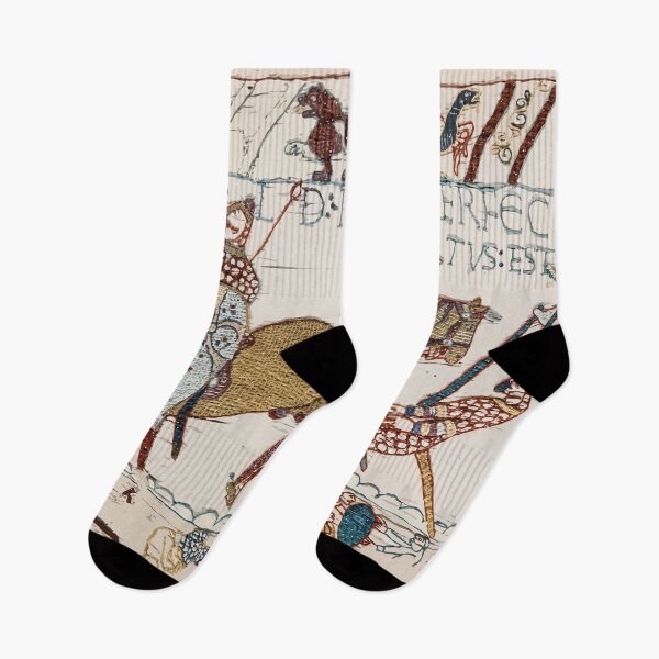 Item preview, Bayeux Tapestry Fragment Reproduction - The Death of King Harold designed and sold by GrimGlitters.