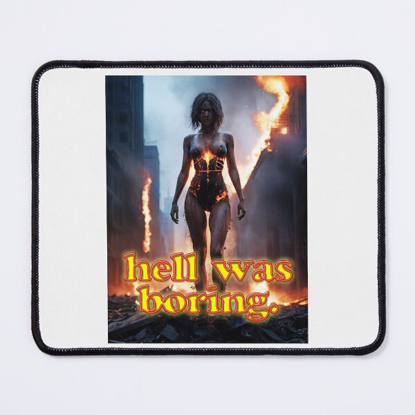 Item preview, Hell Was Boring; Sci Fi; designed and sold by StickerApe.