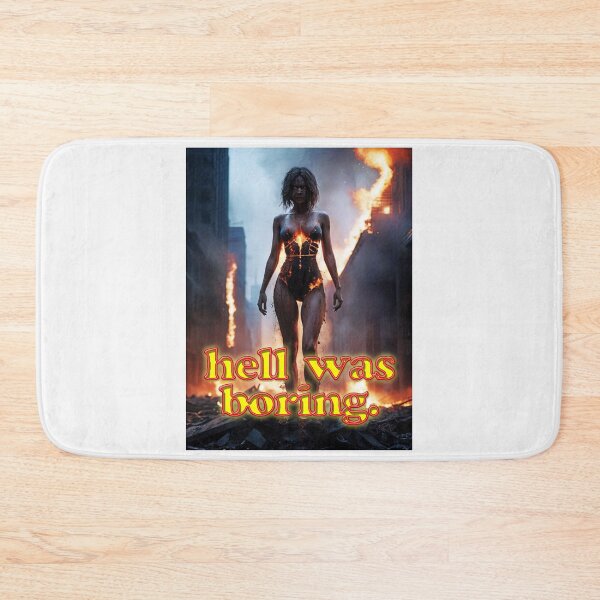 Item preview, Hell Was Boring; Sci Fi; designed and sold by StickerApe.