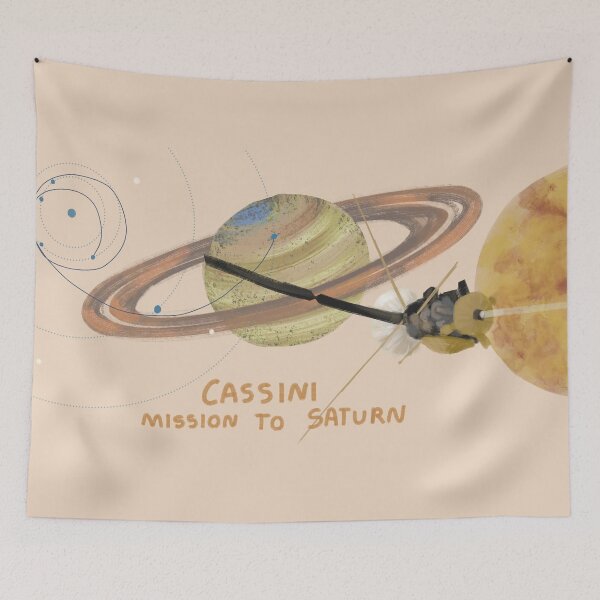 Item preview, Cassini Mission To Saturn designed and sold by PlanetaryPlace.