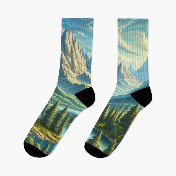 Item preview, Mountain Serenity: Detailed Environmental Painting designed and sold by TDKCustoms.