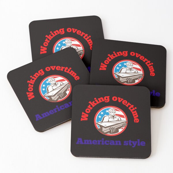 Item preview, Working Overtime. American Style designed and sold by Redstreak12.