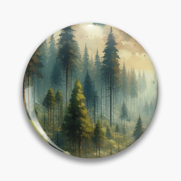 Item preview, Enchanted Canopy: Dynamic Forest Illustration designed and sold by TDKCustoms.