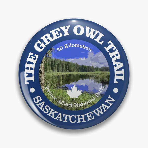 Item preview, Grey Owl Trail (rd) designed and sold by curranmorgan.