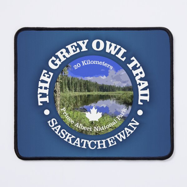 Item preview, Grey Owl Trail (rd) designed and sold by curranmorgan.