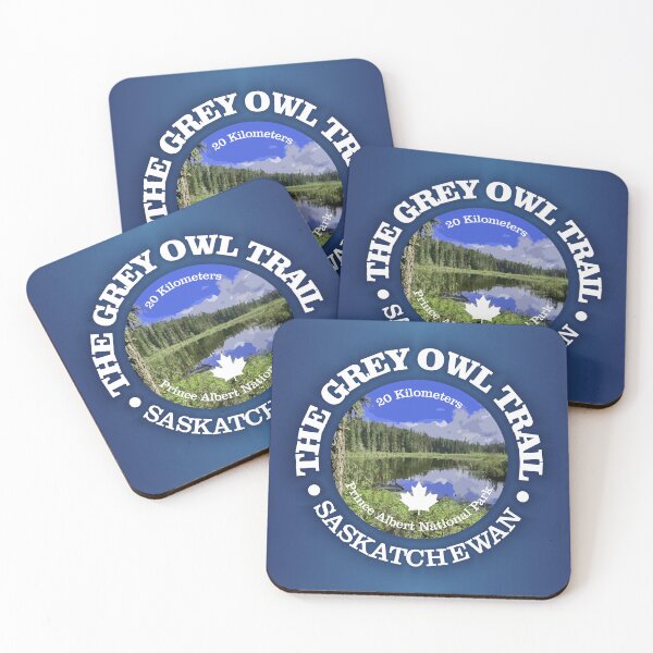 Item preview, Grey Owl Trail (rd) designed and sold by curranmorgan.