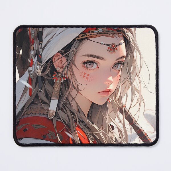Item preview, Mystic Tribal Headdress Anime Girl designed and sold by bubblegoth.
