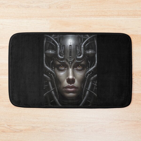 Item preview, Artificial Intelligence Portrait; Fantasy Art; Giger Style; designed and sold by StickerApe.