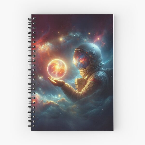 Item preview, Cosmic Voyager: Astronaut Holding a Celestial Gem designed and sold by TDKCustoms.