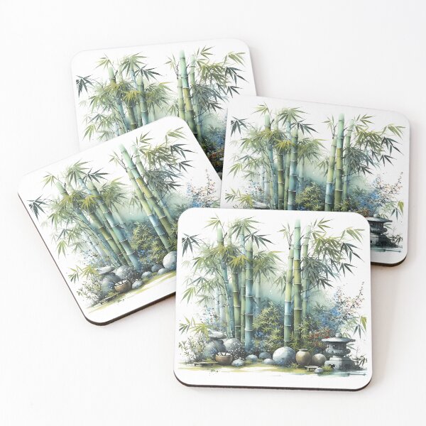 Item preview,  Bamboo Garden Japanese Art designed and sold by NebulaGifts.