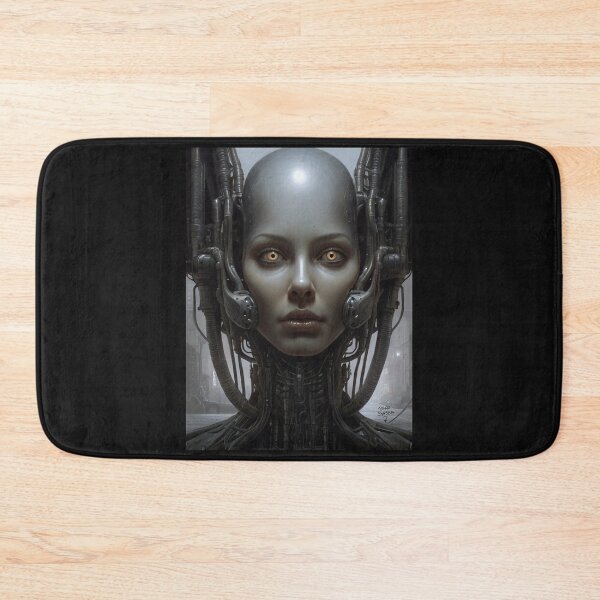 Item preview, Artificial Intelligence Portrait; Fantasy Art; Giger Style; designed and sold by StickerApe.