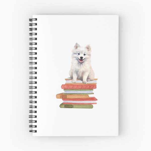 Item preview, American Eskimo And Books designed and sold by TheAnimalZ00.