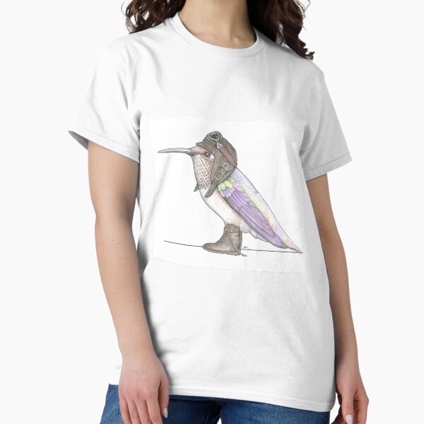Item preview, Rufus Hummingbird in Vintage Flight Boots designed and sold by JimsBirds.