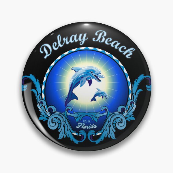 Item preview, Delray Beach dolphins Florida designed and sold by antonietta40.