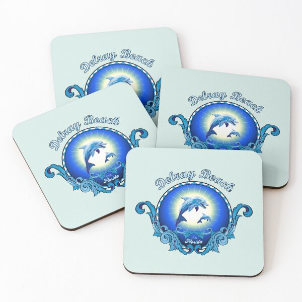 Item preview, Delray Beach dolphins Florida designed and sold by antonietta40.