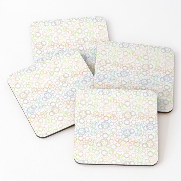 Item preview, Multicolor bubbles pattern,white  designed and sold by cutecrazytshirt.