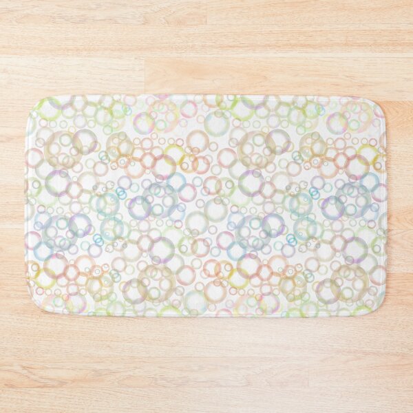 Item preview, Multicolor bubbles pattern,white  designed and sold by cutecrazytshirt.