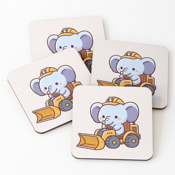 Item preview, BullDozer Elephant designed and sold by LemuellTrends.
