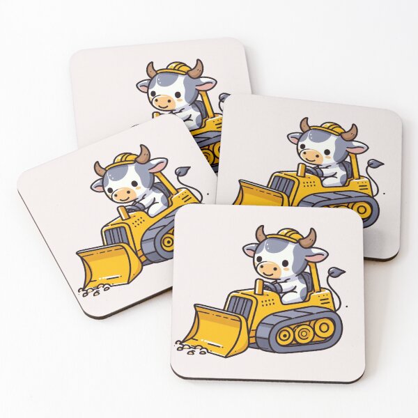 Item preview, BullDozer Cow designed and sold by LemuellTrends.