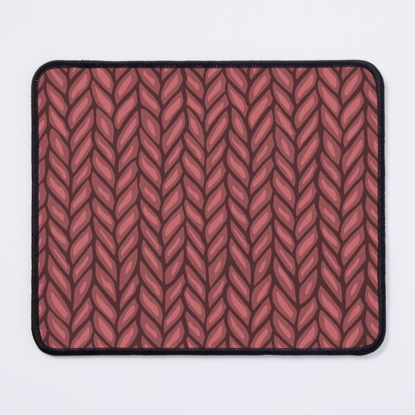 Item preview, Deep Red Winter Knit Pattern Drawing designed and sold by Unhinged Heather.