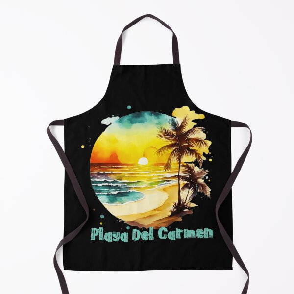 Item preview, PLAYA DEL CARMEN - Mexico - Spring Break - Sunrise, Beach Lifestyle, Watercolor Art designed and sold by Sun Sand & Sea Art.