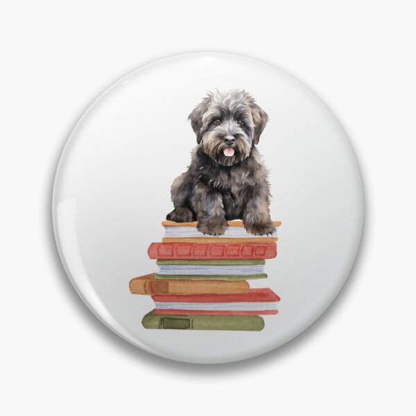 Item preview, Bouvier Des Flandres Puppy And Books designed and sold by TheAnimalZ00.