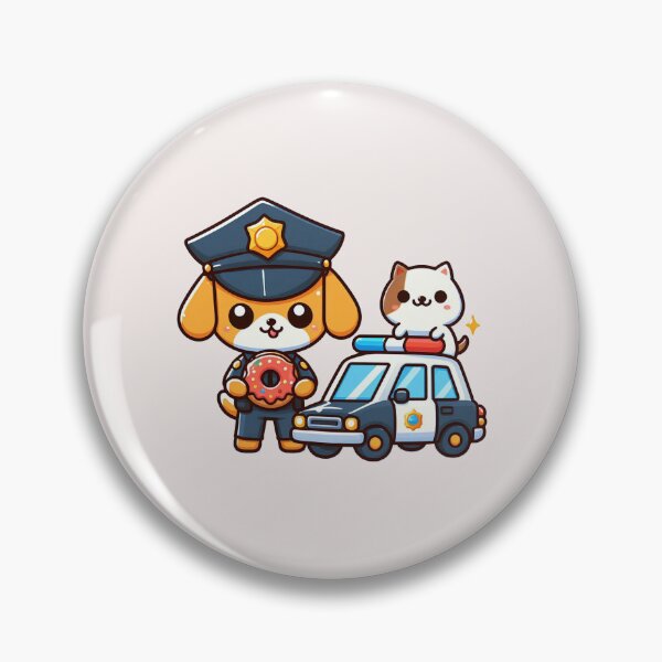 Item preview, Police Car Dog designed and sold by LemuellTrends.