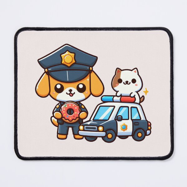Item preview, Police Car Dog designed and sold by LemuellTrends.