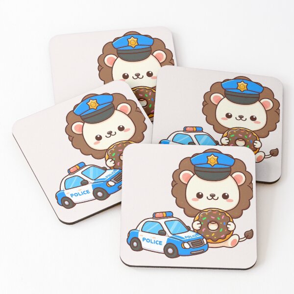 Item preview, Police Car Lion designed and sold by LemuellTrends.
