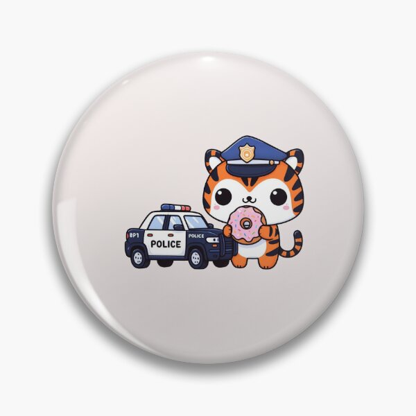 Item preview, Police Car Tiger designed and sold by LemuellTrends.