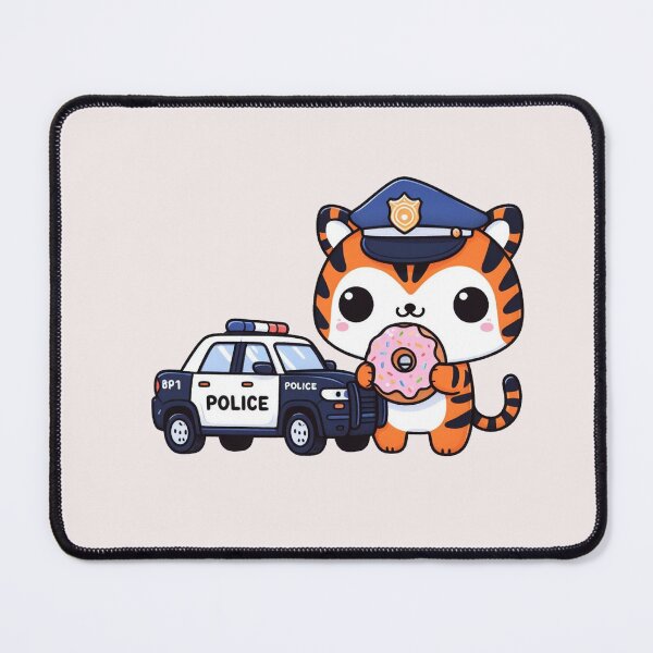 Item preview, Police Car Tiger designed and sold by LemuellTrends.