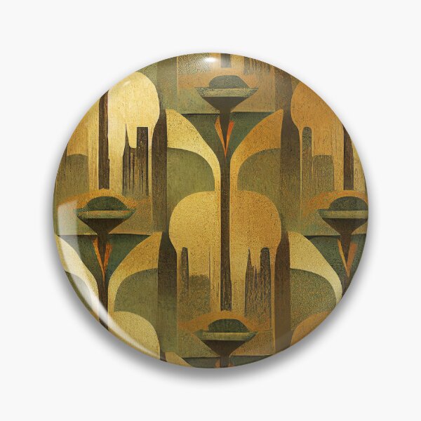 Item preview, Luxurious Earth Tone Colored Elegant Art Deco Pattern designed and sold by DEC02.