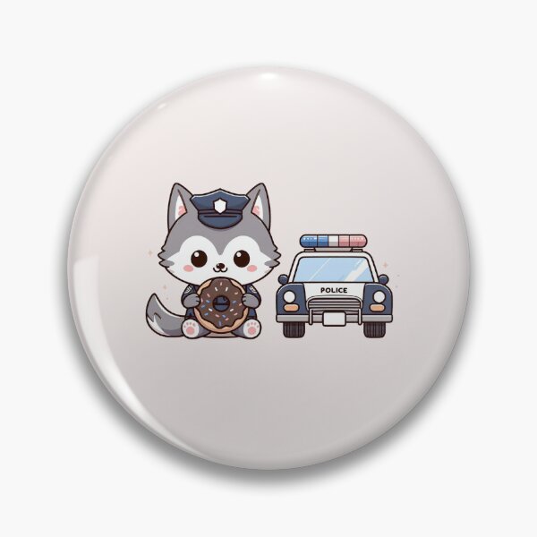 Item preview, Police Car Wolf designed and sold by LemuellTrends.