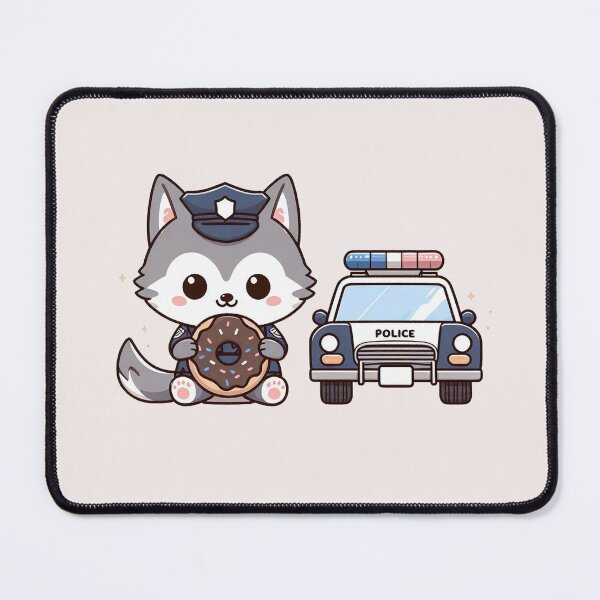 Item preview, Police Car Wolf designed and sold by LemuellTrends.