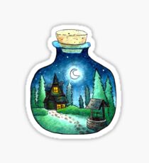 Pegatina Cabaña Moonlight