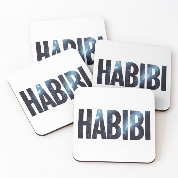 Item preview, Habibi Bold Galaxy Typography Stars Milky Way Design designed and sold by WatermelonPink.