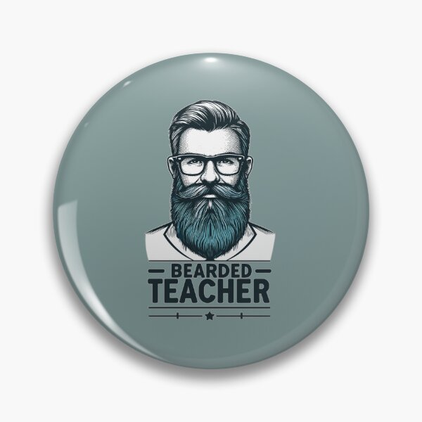 Item preview, Bearded Teacher - Funny Jokes Appreciation Gift designed and sold by Daqomm.