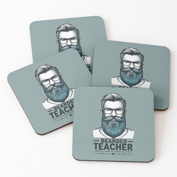 Item preview, Bearded Teacher - Funny Jokes Appreciation Gift designed and sold by Daqomm.